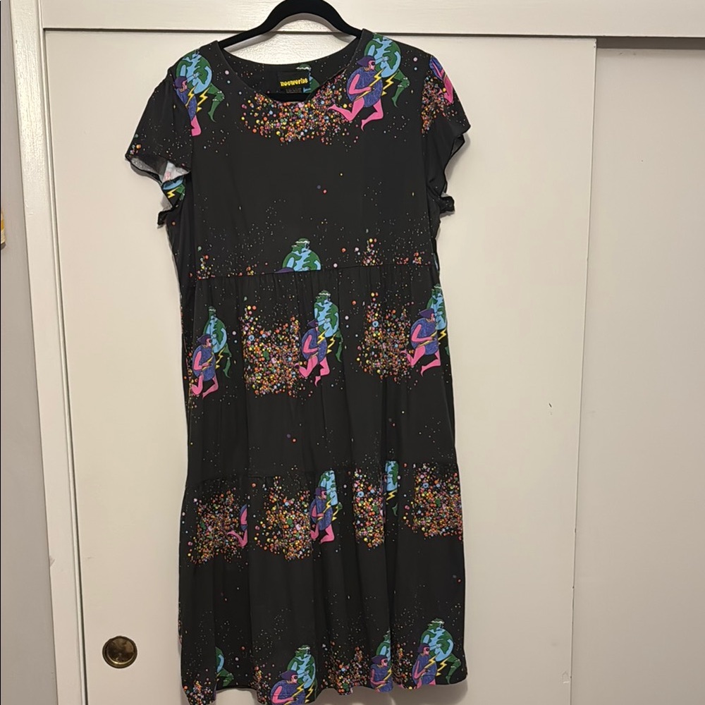 Nooworks Colorful Graphic Print Dress